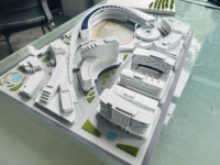 Modélisation architecturale avec éclairage LED, modélisation d'urbanisme, modélisation 3D de bâtiments immobiliers