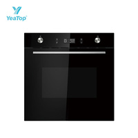 Four encastrable électrique 70L au design classique avec minuterie, four de cuisson haut de gamme pour cuisine, OEM ODM