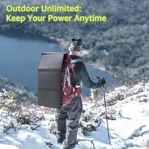 Station d'alimentation portable au lithium-ion 150W avec chargeur solaire 40W, alimentation <span class=keywords><strong>de</strong></span> secours pour les pannes <span class=keywords><strong>de</strong></span> <span class=keywords><strong>courant</strong></span>, extérieur et diffusion <span class=keywords><strong>en</strong></span> <span class=keywords><strong>direct</strong></span> - Product Image 6