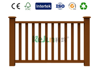 Clôture en bois plastique WPC antidérapante et anticorrosion pour balcon et jardin