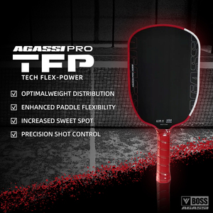 ไม้พายพิคเคิลบอลรุ่น Agassi Pro IV Gen 4 ปี 2025 คาร์บอนไฟเบอร์ T700 แกนรังผึ้ง 14/16 มม. พกพาสะดวก น้ำหนักเบา สำหรับฝึกซ้อม - Product Image 3