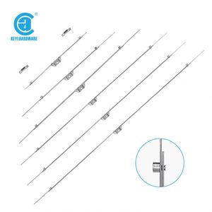 Verrou de fenêtre moderne pour porte battante/coulissante, avec tige de transmission en <span class=keywords><strong>PVC</strong></span>, en fer et zinc, pour <span class=keywords><strong>espagnolette</strong></span> à encastrer de 15 mm - Product Image 3