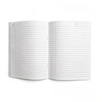 Cahier d'exercices scolaire Ghana 200x149mm, reliure piquée, ligné, pour l'écriture en classe des élèves