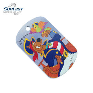 Высококачественная Персонализированная табличка с выгравированным логотипом для домашних животных, табличка с именем, металлическая индивидуальная эмалированная бирка в форме кости для собак - Product Image 1