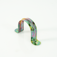 Clips de tuyau en forme de U Pince de tuyau réglable Supports de clip de selle de plantation de zinc