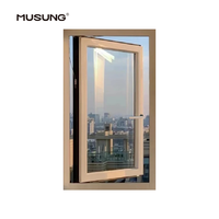 Fenêtre à persiennes en aluminium de conception moderne pour villa et maison de ville, ouverture extra-large, double vitrage, écoénergétique – Offre Spéciale