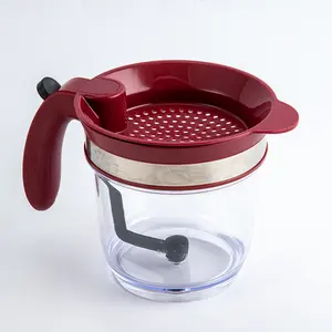 Separador de gordura multiuso para cozinha, separador de gordura com 4 copos para cozinhar de cozinha, atacado, preço