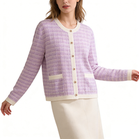Pull en cachemire long et épais pour l'hiver, cardigan ample et confortable pour femmes