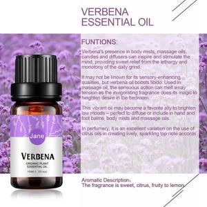 Minyak esensial lemon verbena, 100% minyak esensial organik verbena murni untuk pelembap, pijat, parfum, sabun, perawatan kulit - Product Image 4