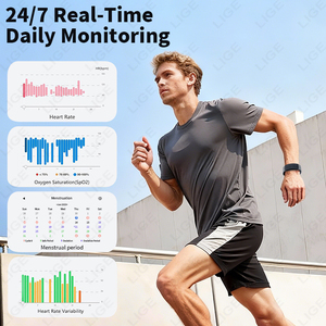 BWVITRO (20 Días) Pulsera Inteligente con Batería, Monitor de Frecuencia Cardíaca 24H, Presión Arterial, Estrés, HRV, Resistente al Agua, Rastreador de Actividad Física - Product Image 2