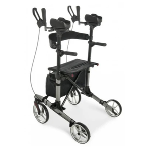 <span class=keywords><strong>Deambulatore</strong></span> Pieghevole in Alluminio di Grado Medico CE <span class=keywords><strong>con</strong></span> Sedile e <span class=keywords><strong>Freno</strong></span> <span class=keywords><strong>a</strong></span> <span class=keywords><strong>Mano</strong></span> per Disabili e Anziani - Product Image 2