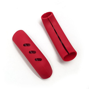 Couvre-poignées de casseroles en silicone isolants thermiquement, gants anti-brûlure pour casseroles, marmites vapeur et soupières, protège-poignées pour ustensiles de cuisine - Product Image 3