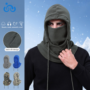 Calidez de invierno y protección contra el frío Pasamontañas de ala grande Cubierta de cara completa Pasamontañas Máscara de esquí Máscara facial de esquí para hombres y mujeres - Product Image 2