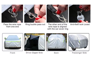 Funda para Auto de Lujo Personalizada Transparente, Plegable e Impermeable, Protección Contra Granizo, para Exteriores, Precio al por Mayor, Nuevo Diseño 2024 - Product Image 4