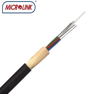 Outdoor Aerial Self-supporting All Dielectric Optical Fiber Cable ADSS PE /AT Single Jacket 100m Span 24 Core ADSS Cable