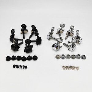 <span class=keywords><strong>Guitare</strong></span> acoustique folk avec mécaniques de réglage semi-fermées à tête ronde et couvercles 3R3L pour <span class=keywords><strong>guitare</strong></span> acoustique folk - Product Image 3