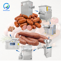 Machine à clipser les saucisses pneumatique à petite échelle OCEAN, ligne de production de saucisses de poulet