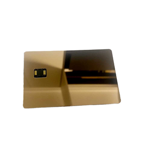 GSC Factory 13,56 MHz Visa Credit Tarjeta bancaria en blanco Comunicación NFC 4442 Tarjeta de cajero automático de metal a prueba de arañazos para pago de membresía - Product Image 4