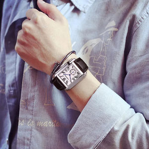 Top populaire CX-8216 lumineux en acier inoxydable affaires minimaliste étanche calendrier luxe personnalisé classique hommes montres à Quartz - Product Image 3