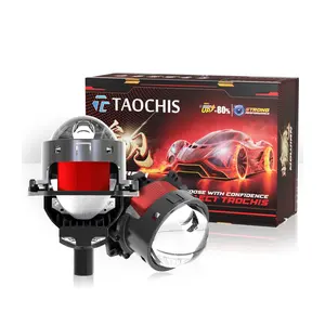 Taochis YT-3.0LED-MJS 3.0 Inch Bi Led Projector Lens Moujian 5300K Met Rechte Lichten Auto Led Koplamp Upgrade Licht