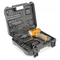 Perceuse et tournevis chinois à batterie professionnelle Coofix 12v 1.5Ah boîte en plastique OEM perceuse à brosse à batterie li-ion sans fil
