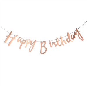 Venta caliente INS personajes siameses Feliz cumpleaños Bandera de feliz cumpleaños bebé decoraciones de fiesta de un año diseño Banner - Product Image 1