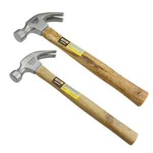 Martello per unghie aspirante da 0.5KG manico in legno carpentiere martello artiglio per martello da tetto