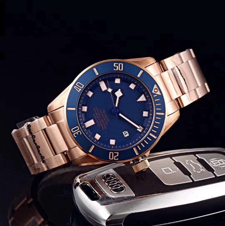 Oro rosa blu