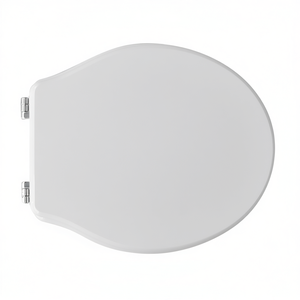 Sedile WC Allungato Bianco 50,5 cm Lunghezza 37,5 cm Larghezza in Plastica per Bagno - Product Image 3