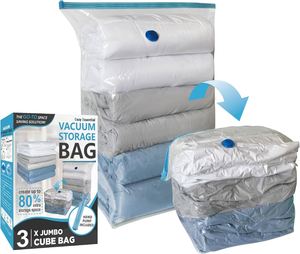 Factory Sell Space Save Foldable Vacuum <b>Bags</b> for Travel PE+PA Storage <b>Bag</b> Large Capacity Pillow Vacuum Seal <b>Bags</b> - Product Image 1