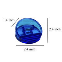 Clip magnétique rond en plastique personnalisé pour promotion, clip de scellage pour collations, clip en plastique de forme ronde, clip magnétique pour réfrigérateur