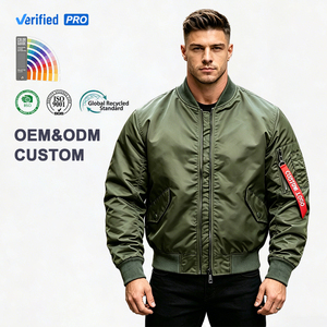 Giacche <span class=keywords><strong>Bomber</strong></span> <span class=keywords><strong>Oversize</strong></span> Spesse da Esterno Stile Volo MA1 OEM con Design Personalizzato alla Moda - Product Image 1