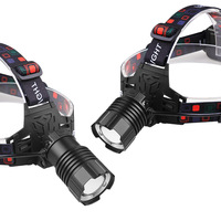 Nouvelle Lampe Torche LED Blanche 15W à Longue Portée, Puissante, Zoomable, en Alliage d'Aluminium, Rechargeable, pour Extérieur et Nuit