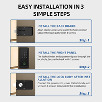 Cerradura Inteligente de Aluminio Bluelock, Fácil de Instalar, Impermeable, con Control TTlock Tuya, Huella Dactilar, Teclado Electrónico sin Llave para Puertas Exteriores