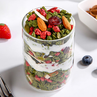Céréales séchées cuites à basse température avec noix croustillantes, flocons d'avoine, alternatives prêtes à consommer pour le petit-déjeuner et le dîner, emballage en sachet pour adultes