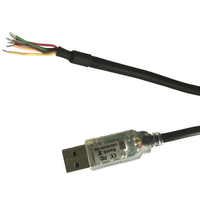 Cable Convertidor USB RS485 Personalizado de 1.8m, Conductor de Cobre Puro, Blindaje Trenzado, Revestimiento de PVC, Conectores Niquelados para Uso en Computadoras