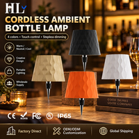 Lampe de table sans fil moderne à LED pour bouteille de vin, lumière portable rechargeable pour restaurant, bar et décoration intérieure, lumière de bar sans fil intégrée