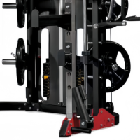 Máquina Smith Multifuncional Comercial, Power Rack con Pesas, para Gimnasio en Casa o Uso Comercial, LonexFit F-011, 5 Años de Garantía