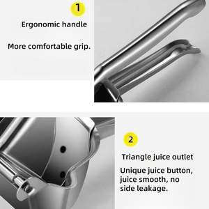 Multifunction Manual Juice Squeezer Food Grade Hand <b>Press</b> Juicer Lemon <b>Orange</b> Squeezer Portable Fruit Kitchen Tool - Product Image 6