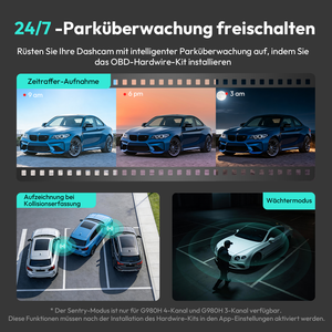 360 Car Reversing <b>Camera</b> OBD Hardwire Kit for CarPlay Wired Connection Smartphone Compatible - Product Image 4