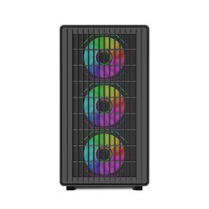 Hurricane Beast đen bên trong suốt chia cấu trúc với Bo mạch chủ nhỏ Máy tính chơi game máy tính để bàn trống trường hợp - Product Image 2