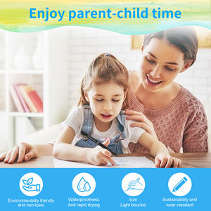 <span class=keywords><strong>Marqueur</strong></span> de tissu T-shirt <span class=keywords><strong>permanent</strong></span> Vêtements pour bébés Fourre-tout en toile Vêtements-Stylo de peinture en tissu non toxique pour enfants - Product Image 3