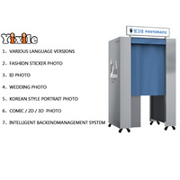 Yixile Filipinas Popular Impresión en línea Cargar imagen Selfie Booth Custom Mall Coin Photo Booth