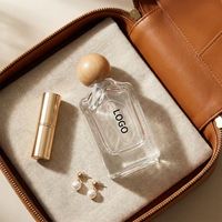 Meilleure Vente : Flacon de Parfum en Verre Transparent 100ml, Forme Rectangulaire, Bouchon en Bois, Vide, Vaporisateur de Luxe, Vente en Gros, Échantillon Gratuit, Carton