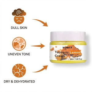 Crème hydratante réparatrice pour la peau au curcuma et au citron comme ingrédients principaux pour les soins quotidiens du visage - Product Image 6