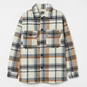 เสื้อเชิ้ตผู้ชายผ้าแฟลนเนลทอแบบสบาย ระบายอากาศได้ดี พิมพ์โลโก้ตามสั่ง ไซส์ใหญ่ ผ้าฝ้าย 100% แขนสั้น สำหรับฤดูใบไม้ผลิ - Product Image 6