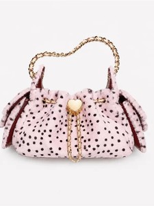 Bolso Tote de Piel Sintética con Estampado de Leopardo OEM ODM para Mujer, Bolso de Mano con Correa de Cadena y Puntos, con Colgante de Corazón, Bolso de Hombro de Moda de Invierno - Product Image 3