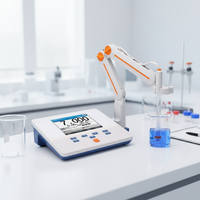 pH-mètre de laboratoire de haute précision TPH400F, résolution 0,001 pH, testeur de pH/mV/température avec GLP USB RS232
