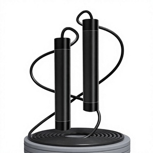 <span class=keywords><strong>Corde</strong></span> à sauter lestée en fil d'acier – <span class=keywords><strong>Corde</strong></span> de fitness double usage (avec et sans cordon) pour brûler les graisses - Product Image 4