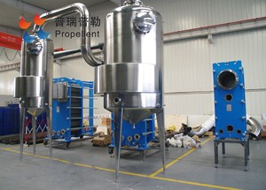 Évaporateur universel de film tombant d'ammoniaque de vide d'acier inoxydable grand évaporatif pour les eaux usées - Product Image 6